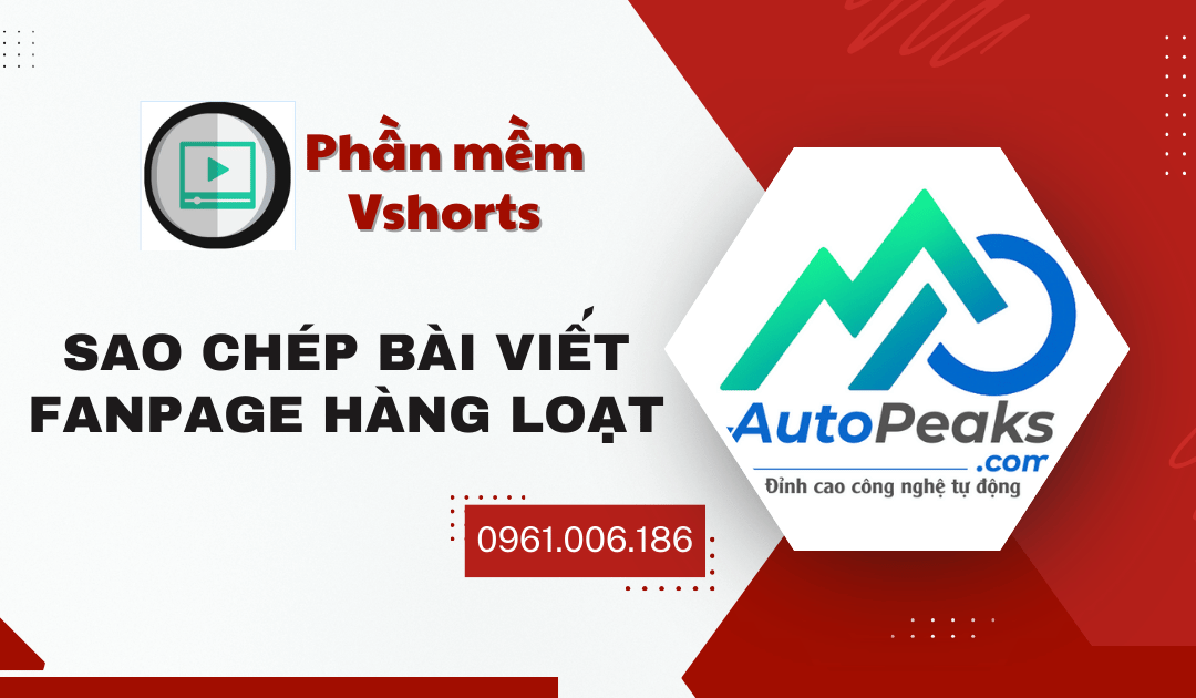 Sao Chép Bài Viết Nhiều Fanpage Bằng Phần Mềm Vshorts