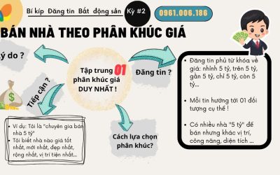 Chiến Lược Đăng Tin Bất Động Sản – Chuyên Gia Trong Một Phân Khúc Giá