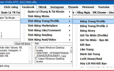 Hướng dẫn đăng bài nhiều fanpage hàng loạt trên phần mềm Vshorts